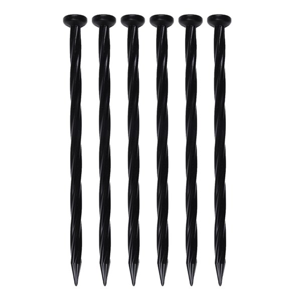 Easyflex 8 in. L X 0.5 in. H Plastic Black Anchoring Spike 1984-18